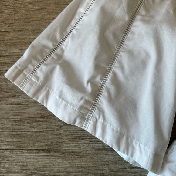 Abercrombie & Fitch Cutout Poplin Mini Dress, White - Picture 7 of 16